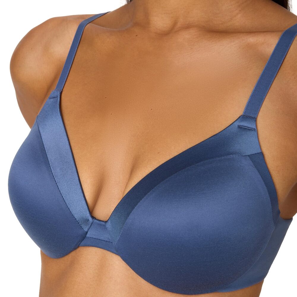 NWT Maidenform Comfort Devotion Extra Coverag Dungaree Blue 36B